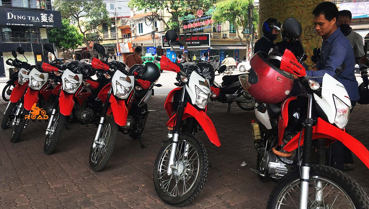 Vietnam Motorcycle Motorbike Tours - Bike Fleet. Honda XR150L dirt bike