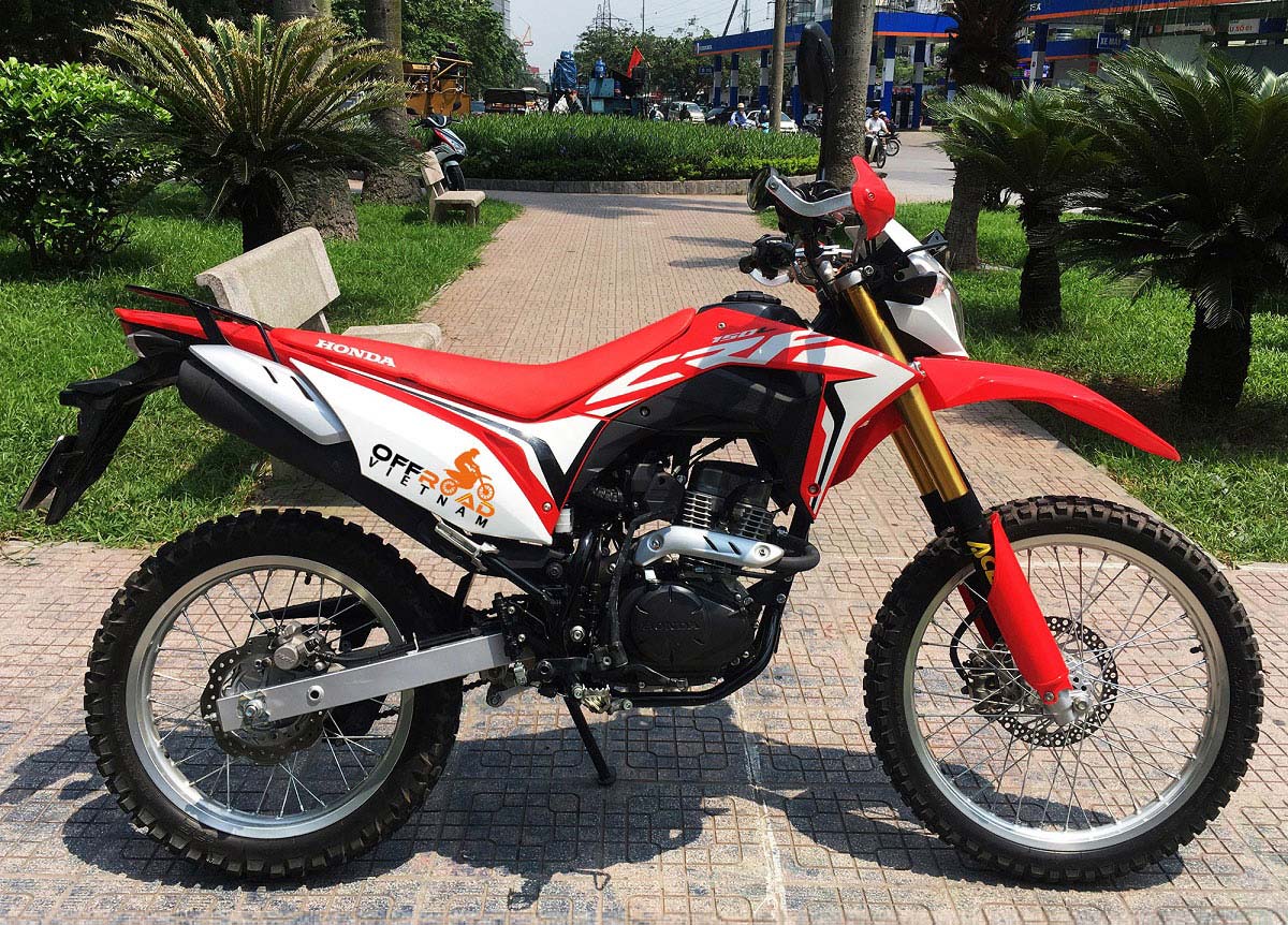 Vietnam Motorcycle Motorbike Tours - Bike Fleet: Honda CRF150L dual enduro for hire in Hanoi