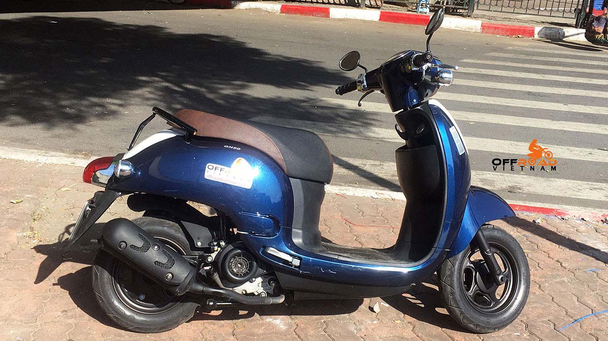Vietnam Motorcycle Motorbike Tours. GN-50 automatic scooter 50cc